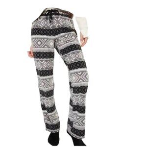 Old Navy NEW Stretch Sleep Pants Microfleece Nordic Pattern with Elastic Waist